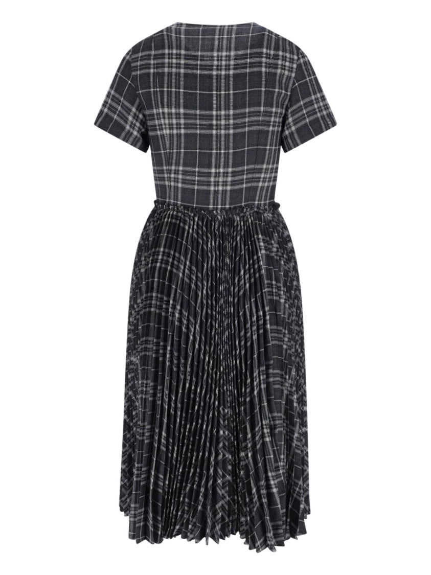 Burberry "Meryl" Midi Dress – Grey