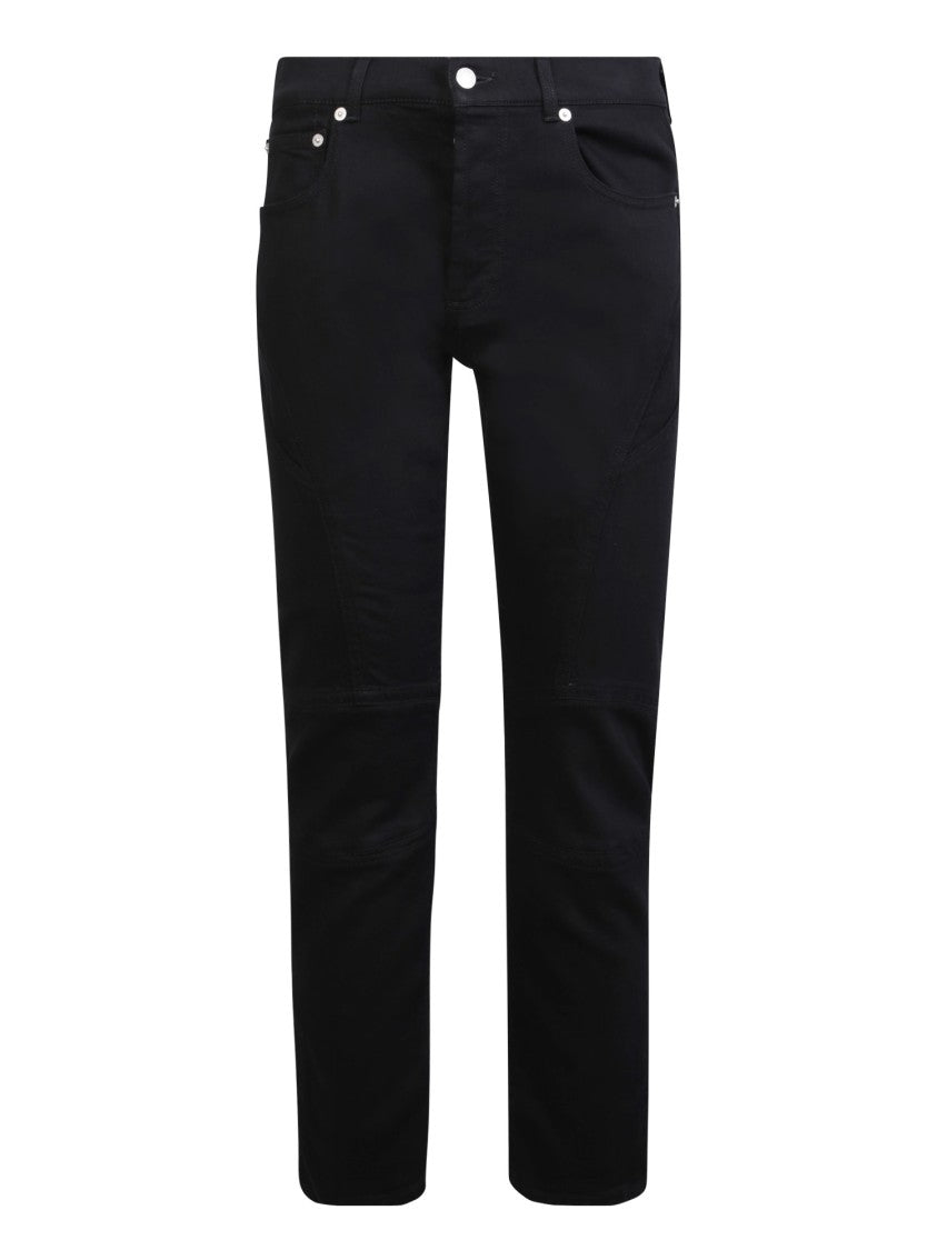 Alexander Mcqueen Black Skinny-Cut Jeans