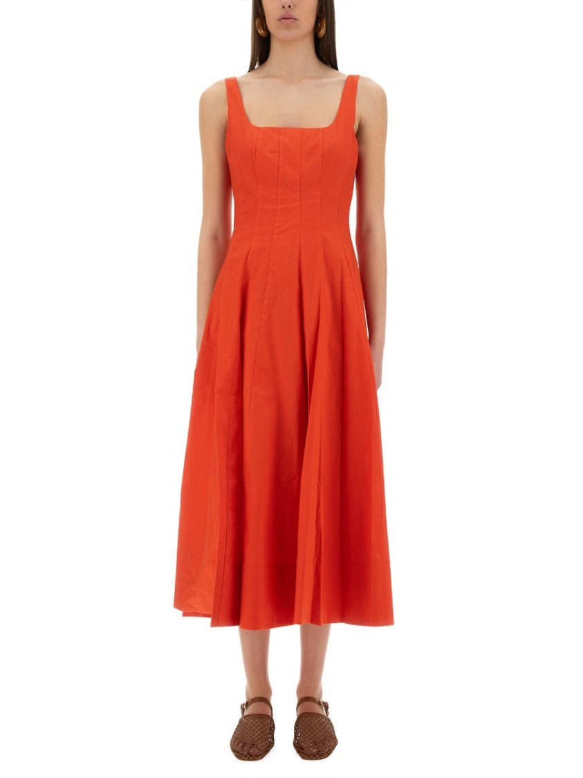 Staud Wells Midi Dress