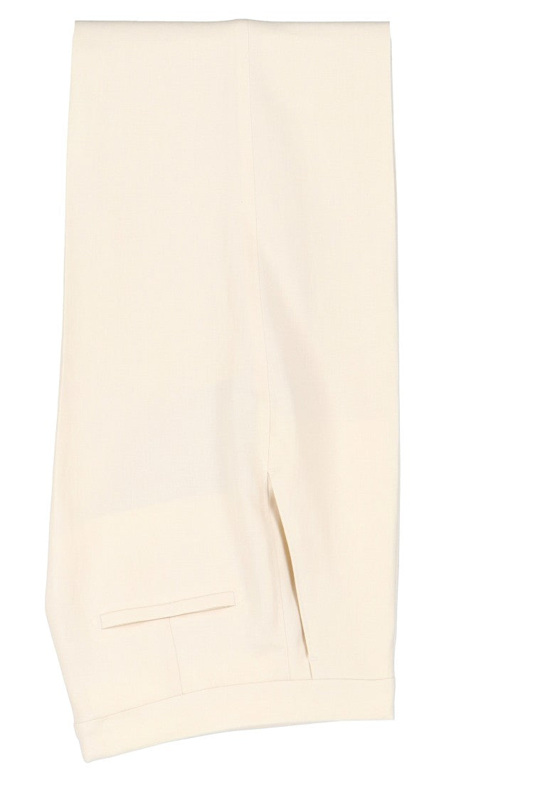 Tagliatore Cream T Jasmine Linen Suit