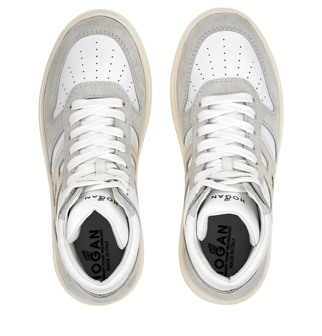 Hogan High-Top Sneakers With Smooth