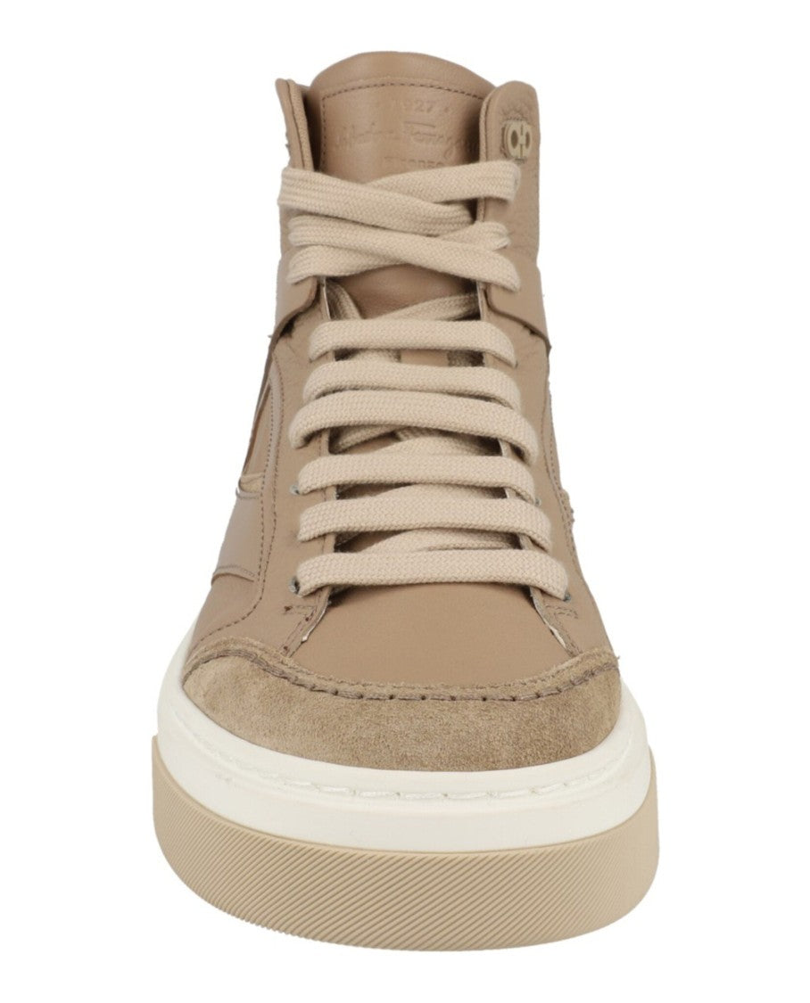 Ferragamo Cassio High-Top Sneakers