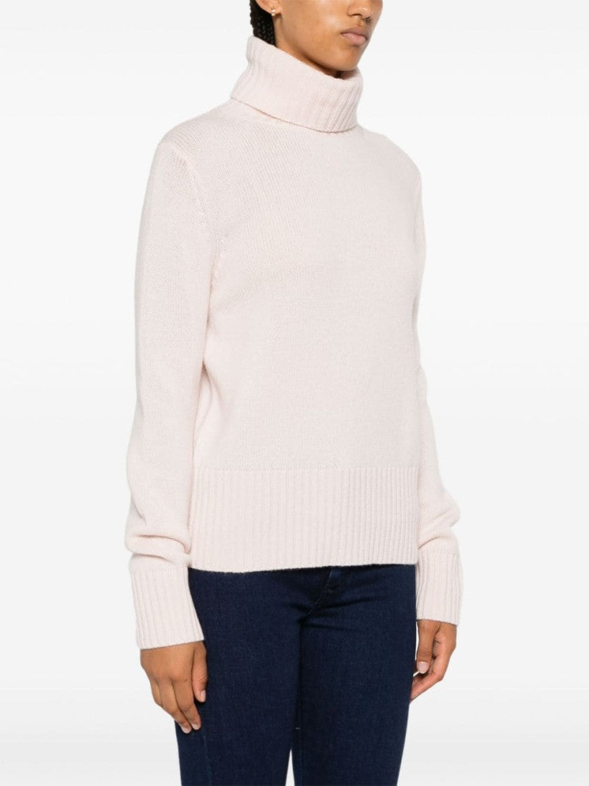 Allude Light Pink Wool Sweater