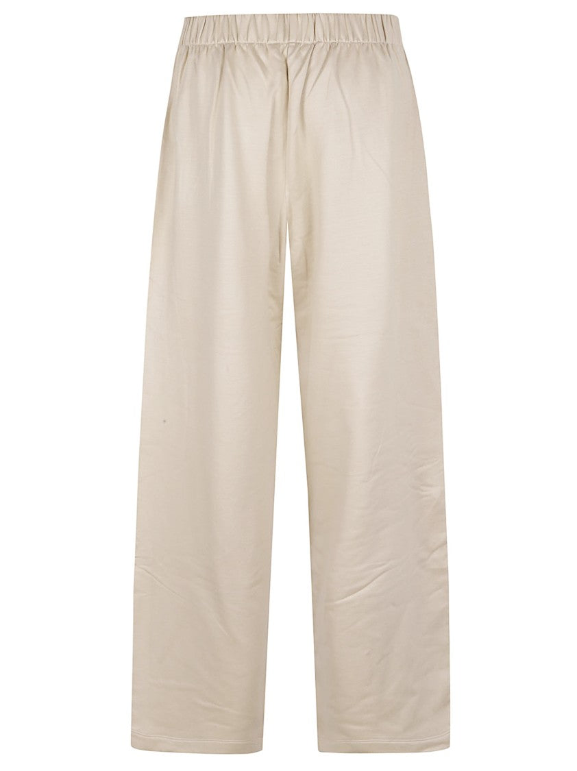 Max Mara Relaxed Wide-Leg Trousers With Elastic Waistband
