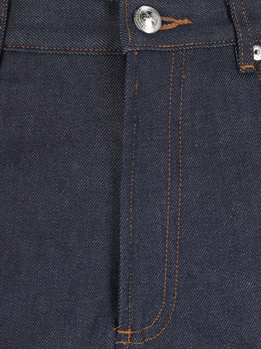 A.P.C. Mid-Rise Straight-Leg Jeans With Classic Five-Pocket Design