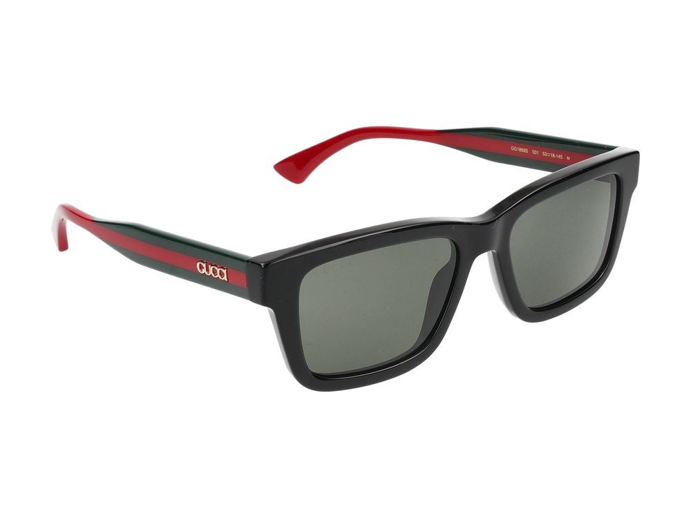 Gucci Sunglasses Gg1869s 001 Black Green Grey 53/18/145