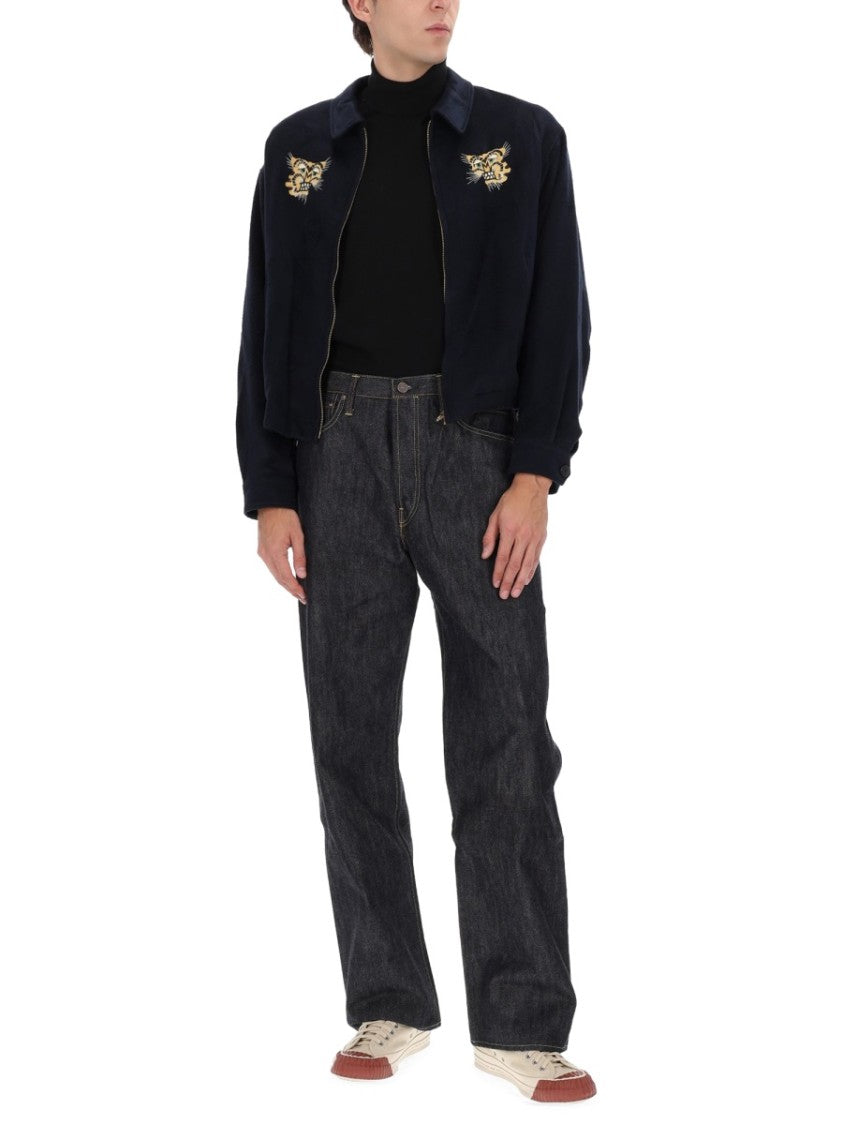 Visvim Norad Blouson Tiger Embroidered Silk Jacket