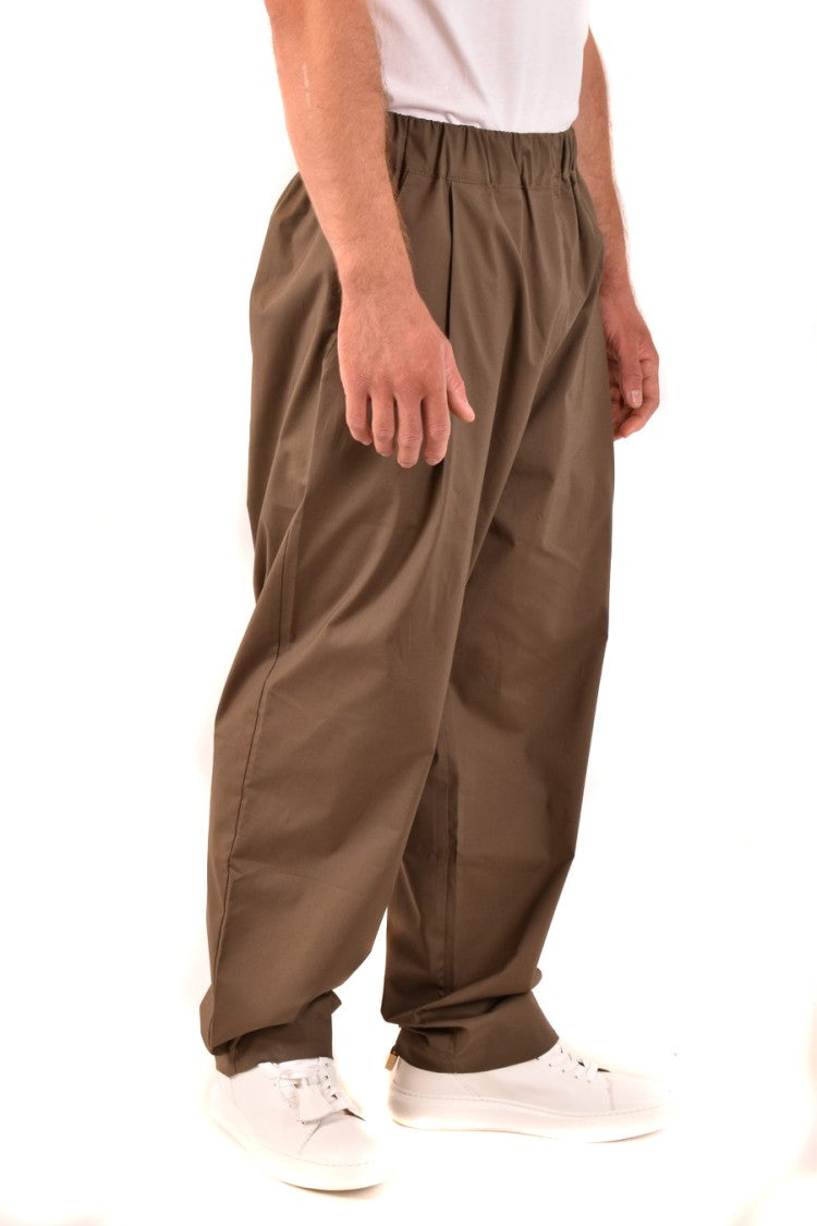 Laneus Loose-Fitting Trousers With Elastic Waistband