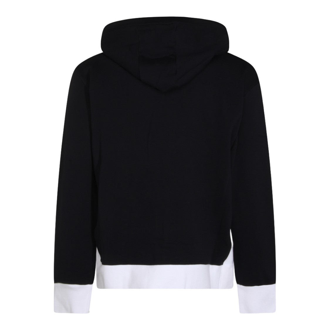 Thom Browne Black Zip-Up Hoodie With Contrast Detailing