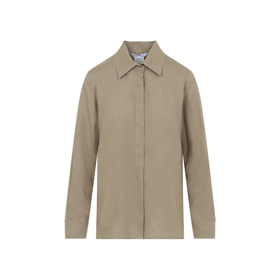 Max Mara Long-Sleeved Linen Shirt