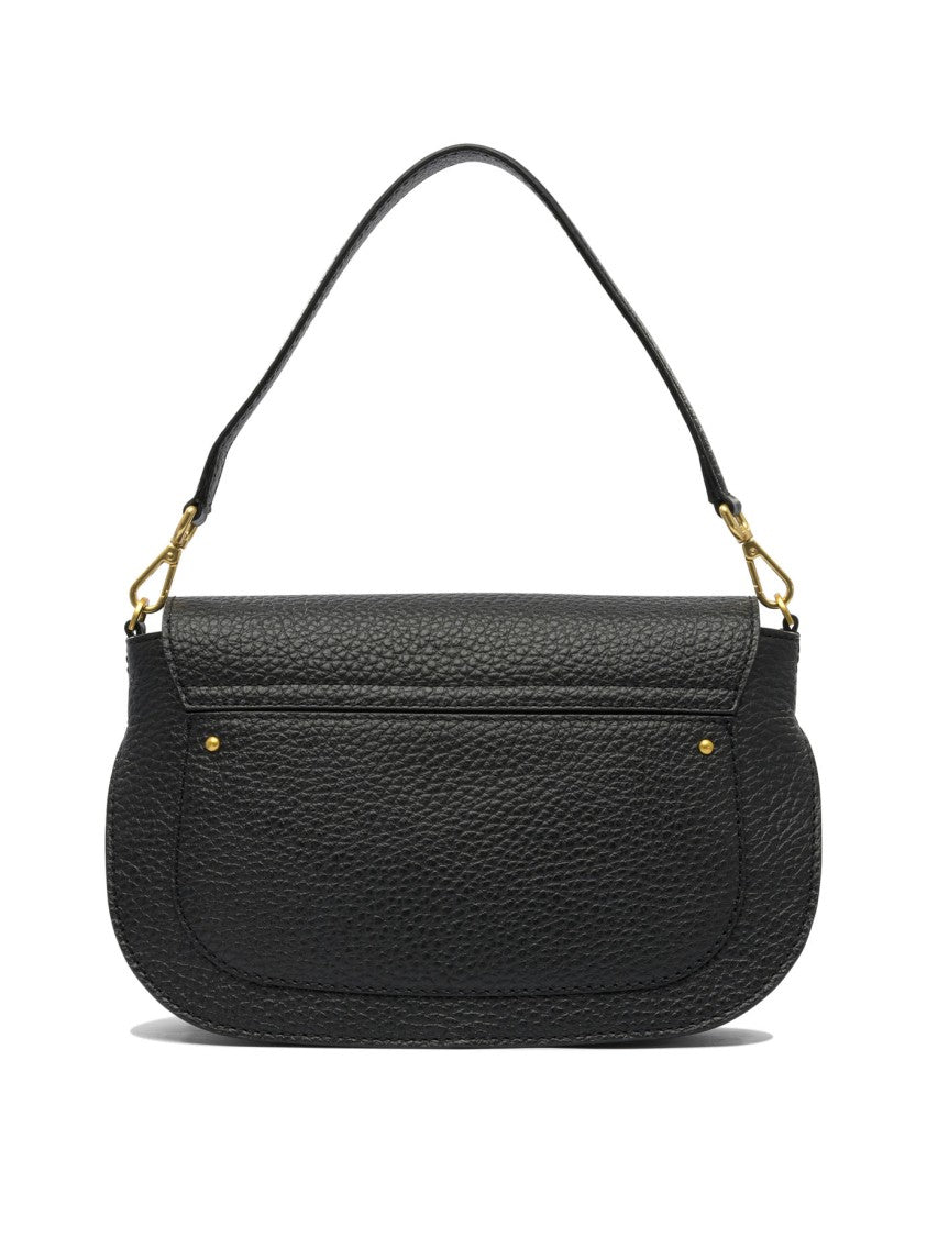 Gianni Chiarini Black Leather Shoulder Bag