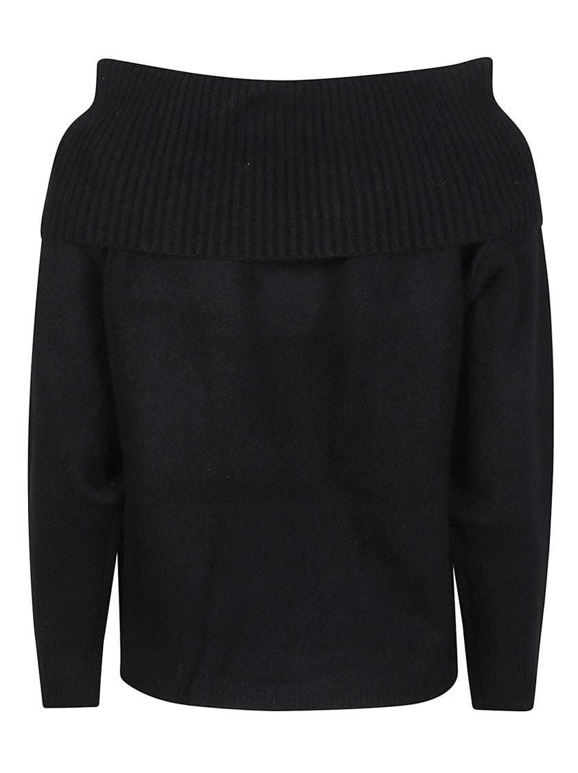 Loulou De Saison Sibyl Off Shoulder Cashmere-Blend Sweater