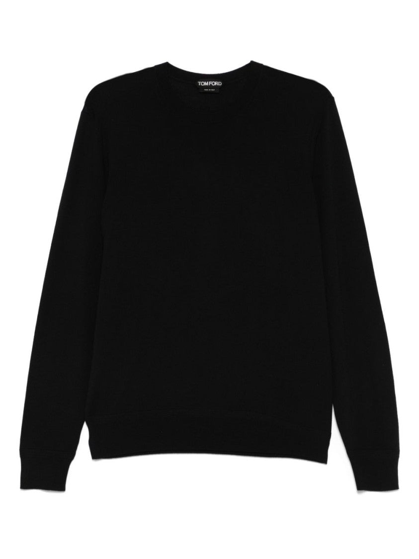Tom Ford Black Crew Neck Sweater