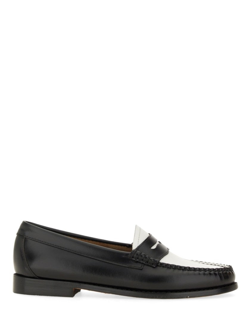 G.H. Bass Moccasin Weejuns Penny Loafers With Hand-Stitched Detailing
