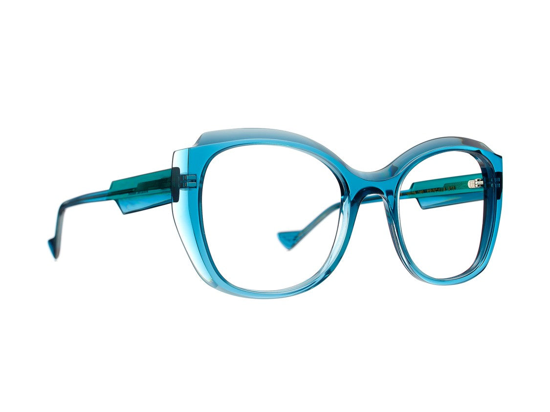 Caroline Abram Priscilla Oversized Translucent Acetate Square Sunglasses