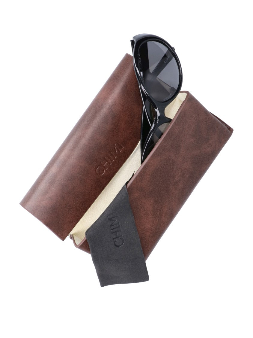Chimi Oval Oversized Sunglasses With Polarized Lenses And Renew Acetate Frame