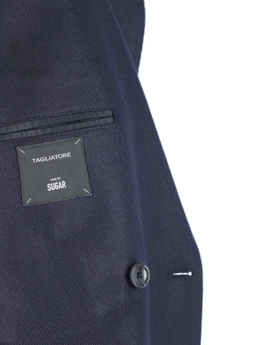 Tagliatore Double-Breasted Blazer – Navy