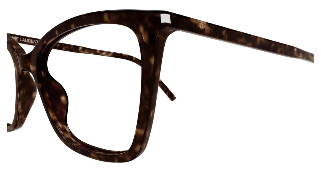 Saint Laurent Eyeglasses Sl 386 016 Havana Havana Transpa 55/16/145