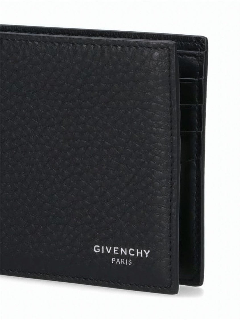 Givenchy Textured Calf Leather Bifold Wallet