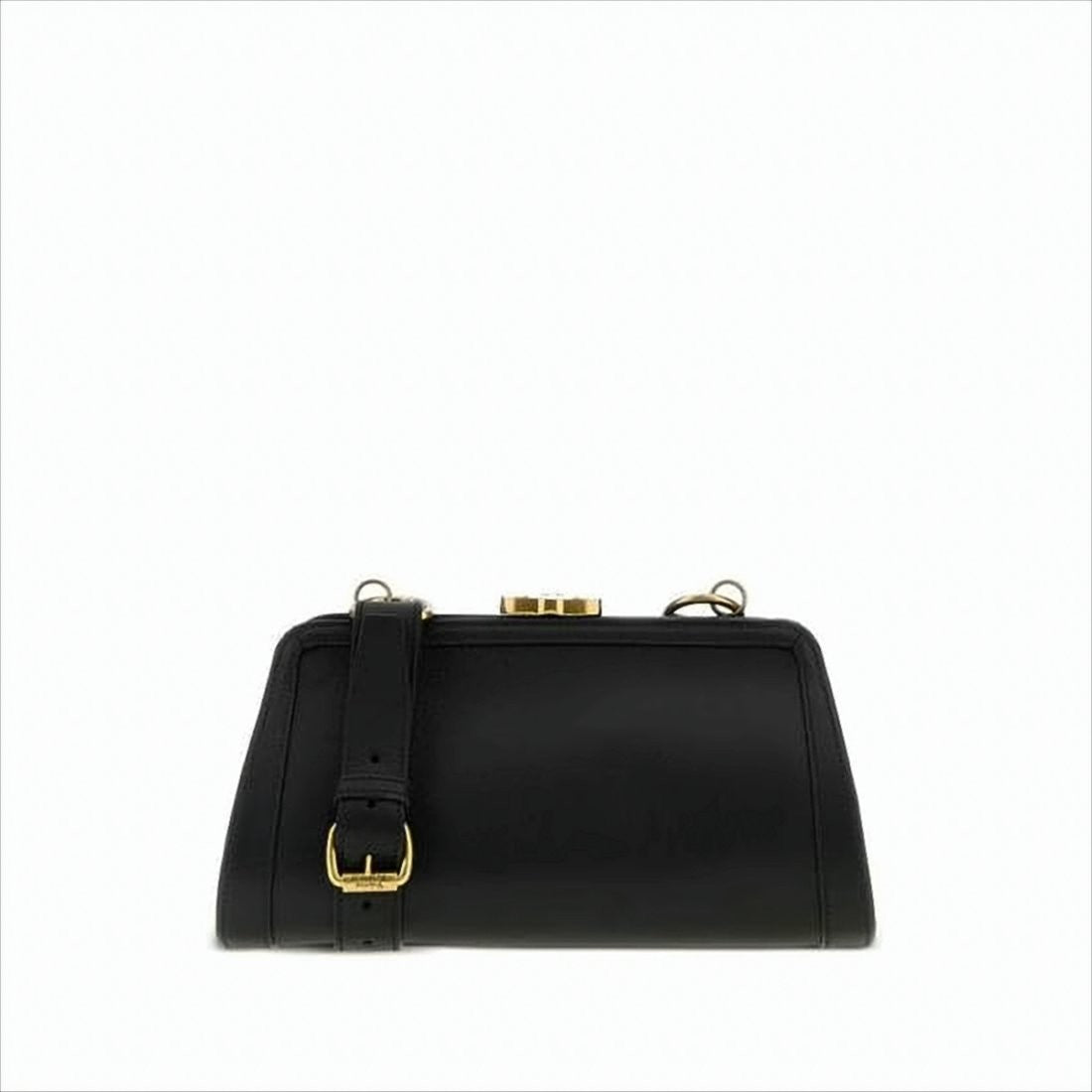 Vivienne Westwood Smooth Calf Leather Shoulder Bag