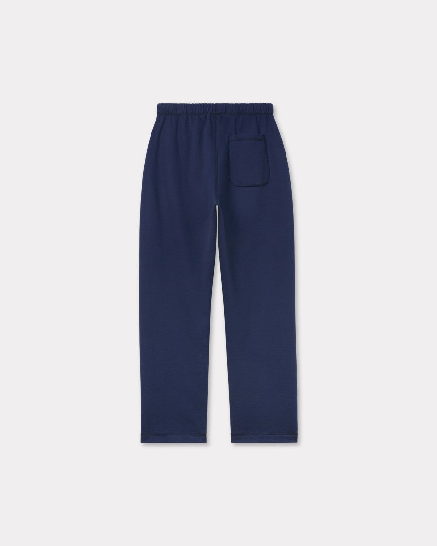 Kenzo Relaxed Blue Straight Jog Pants