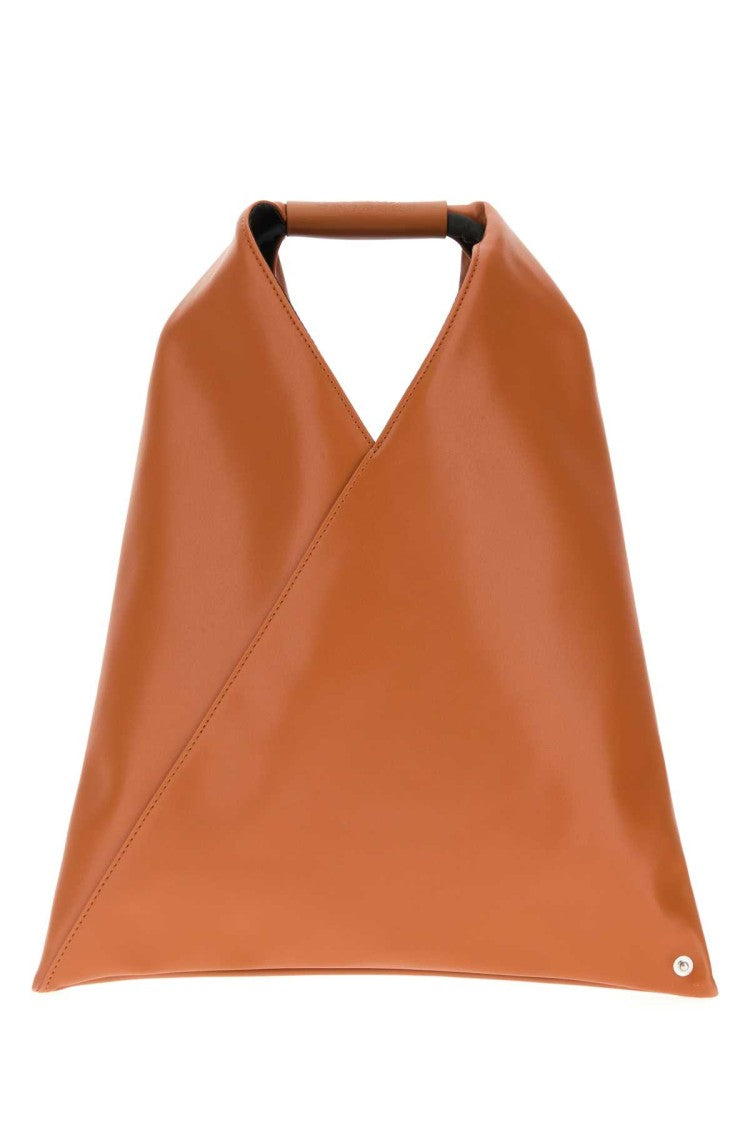 Mm6 By Maison Margiela Orange Synthetic Leather Japanese Handbag
