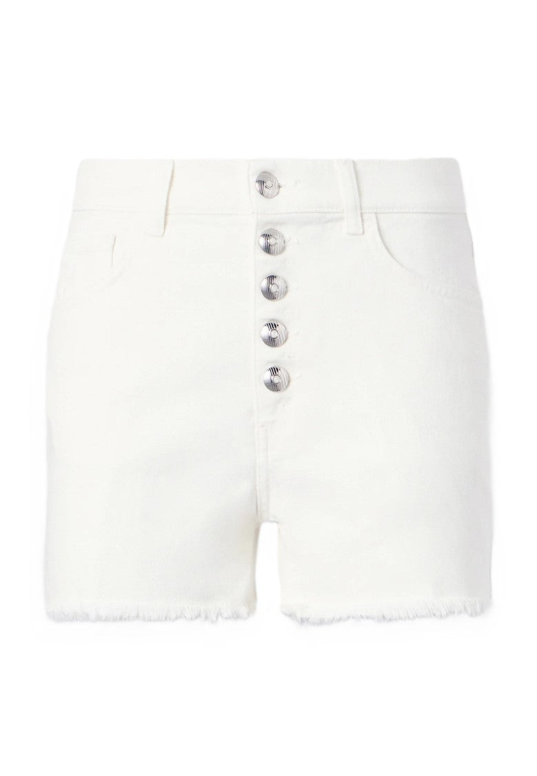 Dondup Latte Stella Bot Gioie Cotton Bermuda Shorts