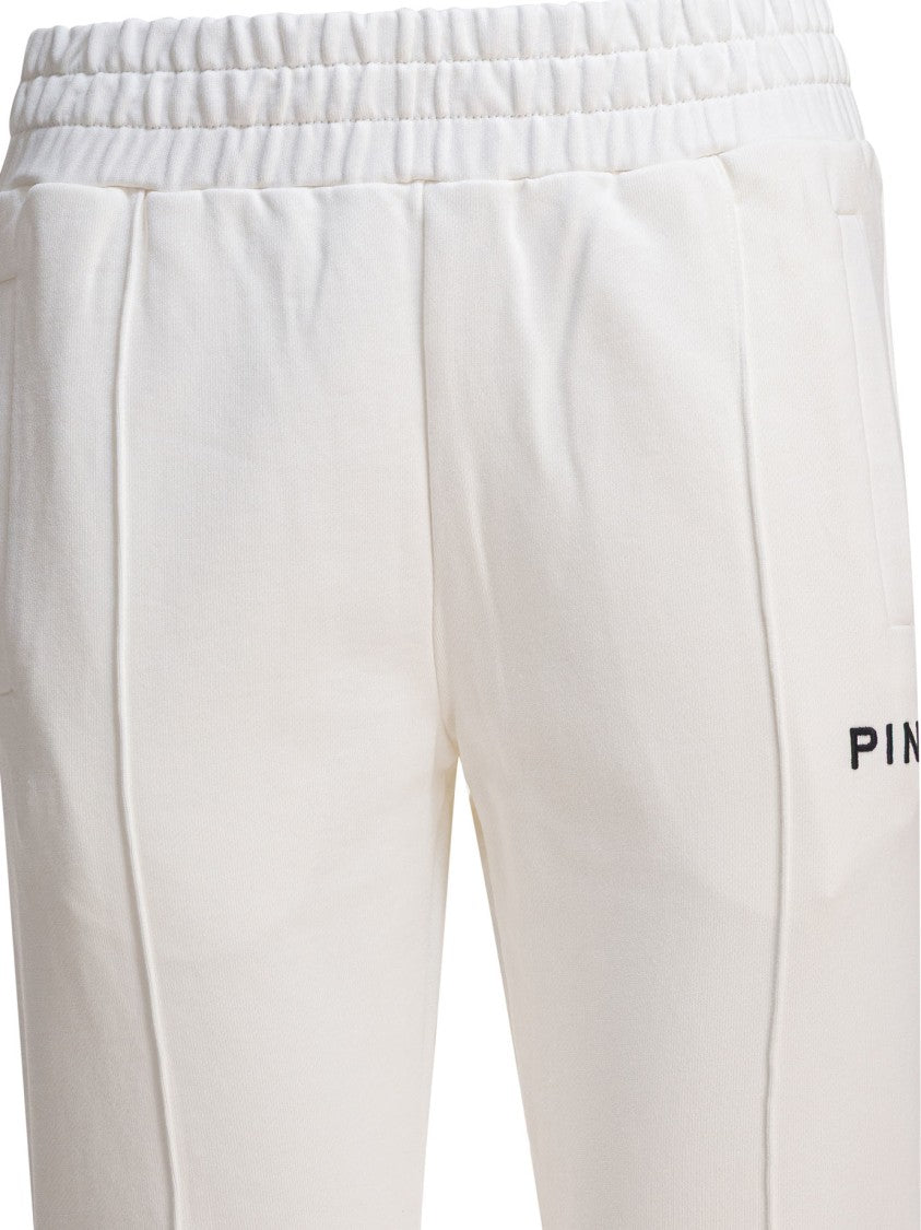 Pinko Flared Leg Trousers With High Waistband