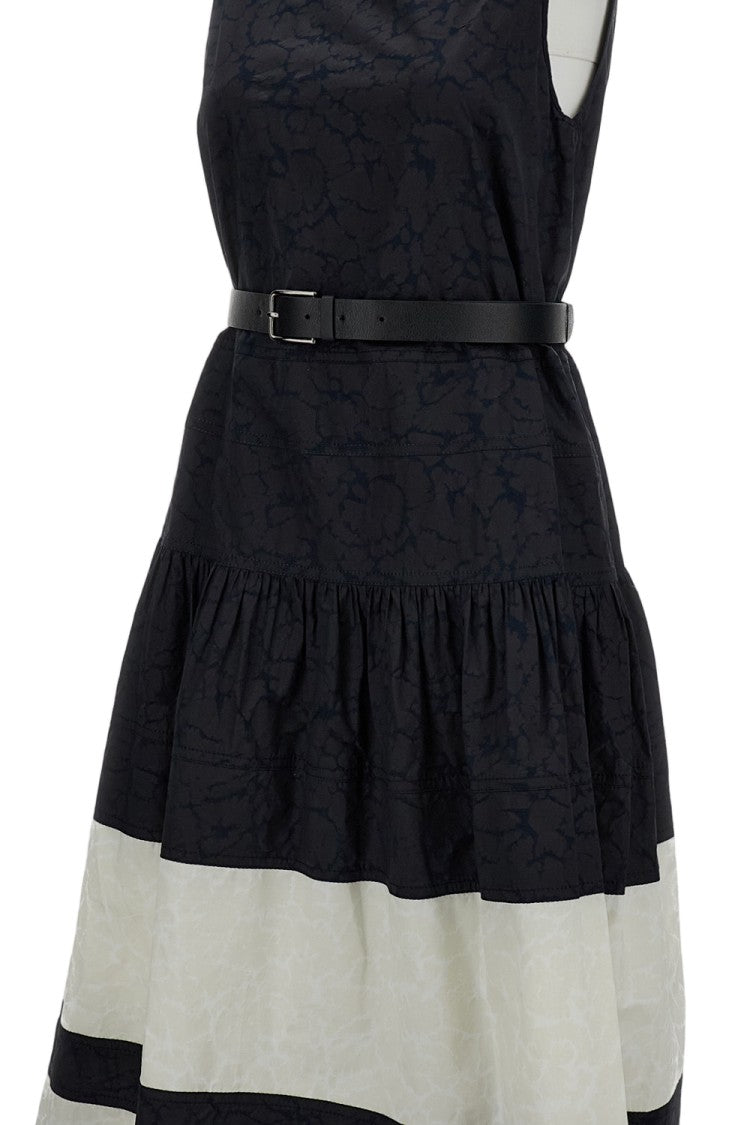 Mantù Flowing Blue Dress With Clean Lines