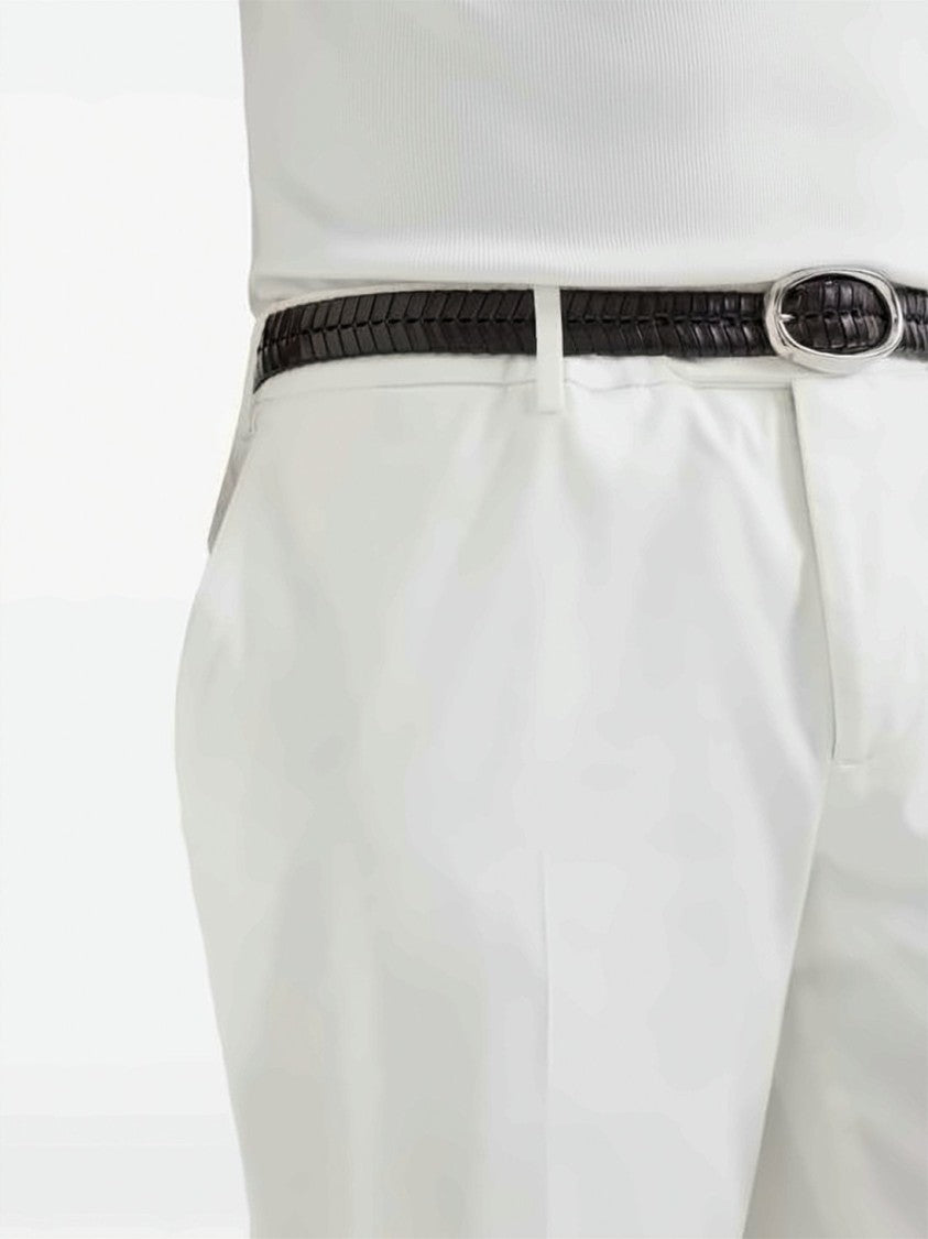 Brunello Cucinelli Mid-Rise Slim Fit Chinos In Cotton-Elastane Blend