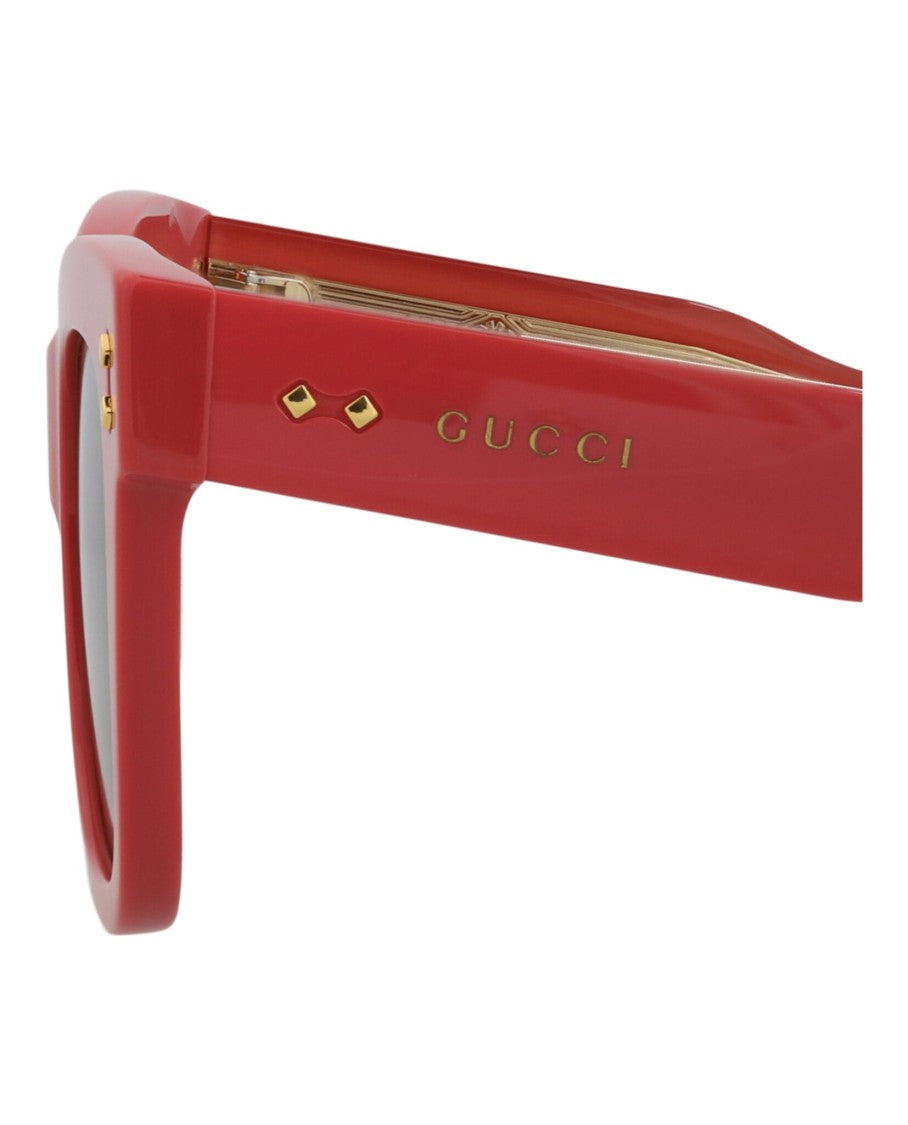 Gucci Cat Eye-Frame Acetate Sunglasses With Saddle Nose Bridge