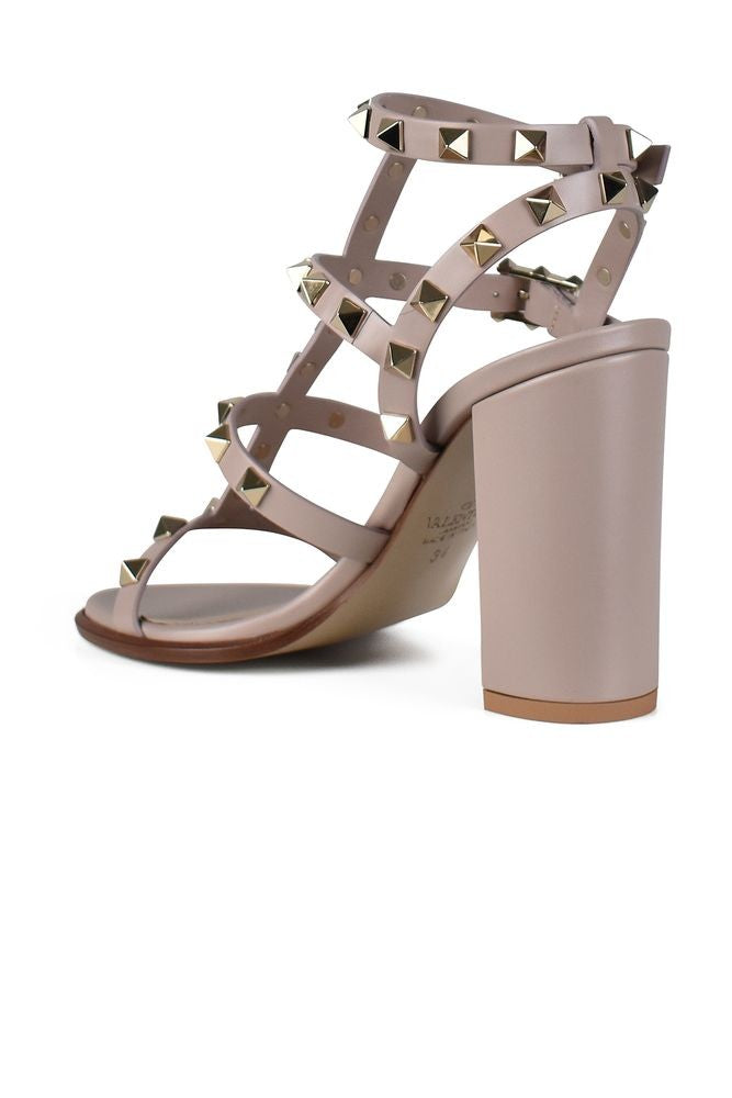 Valentino Garavani Powder Pink Rockstud Sandals