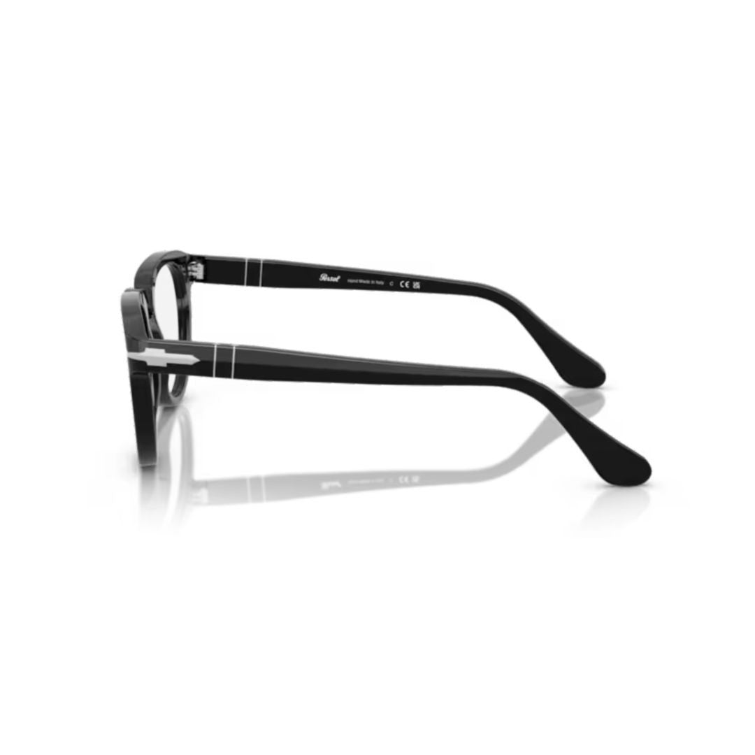 Persol 0Po3377v Classic Round Acetate Sunglasses With Silver Arrow Detail