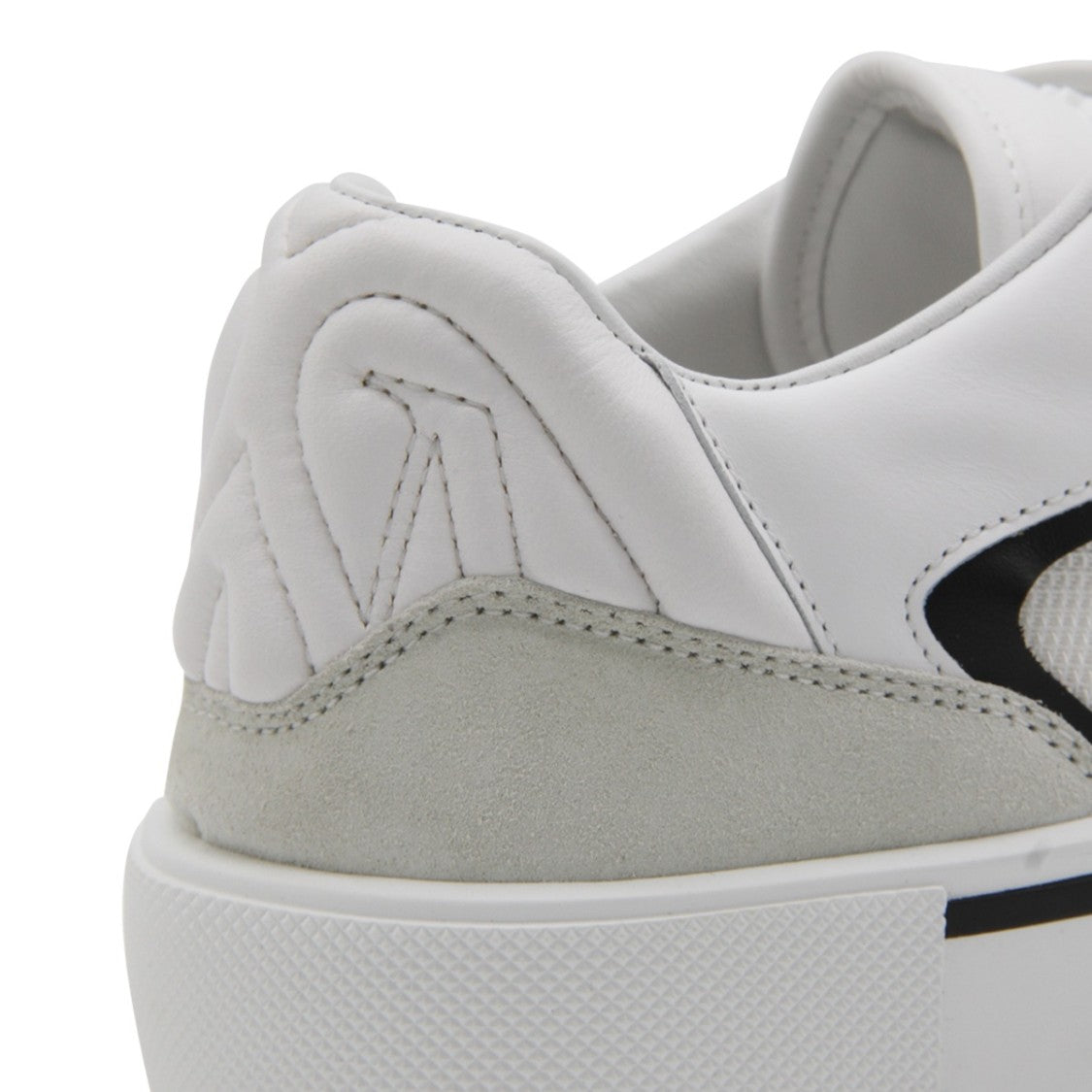 Alexander Mcqueen White Leather Cotton Laces Sneakers