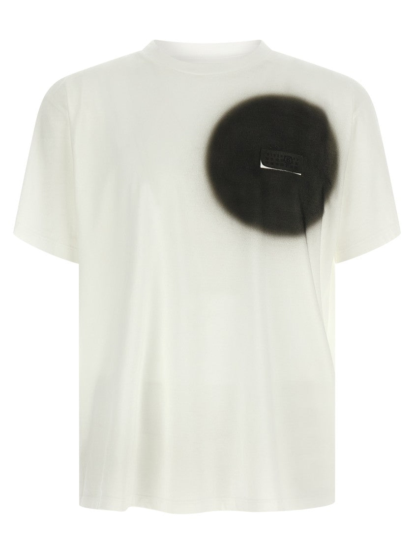 Mm6 By Maison Margiela 'Numeric Signature Mm6' Spray T-Shirt