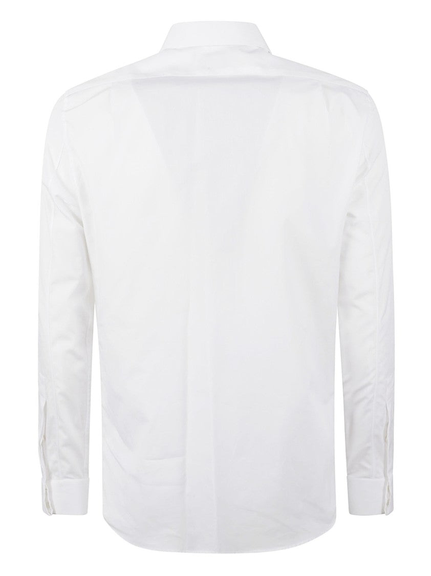 Alexander Mcqueen Tailored White Shirt With Structured Collar
