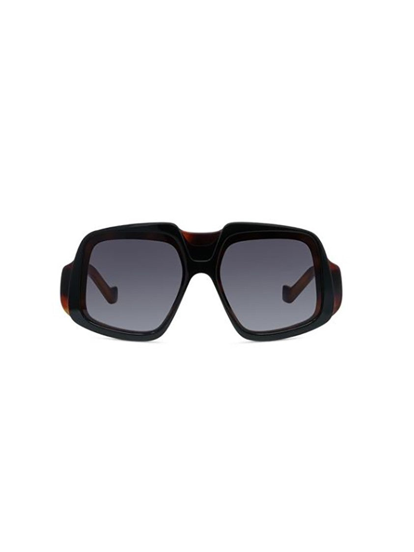 Loewe Lw40194i Tortoiseshell Rectangular Gradient Sunglasses