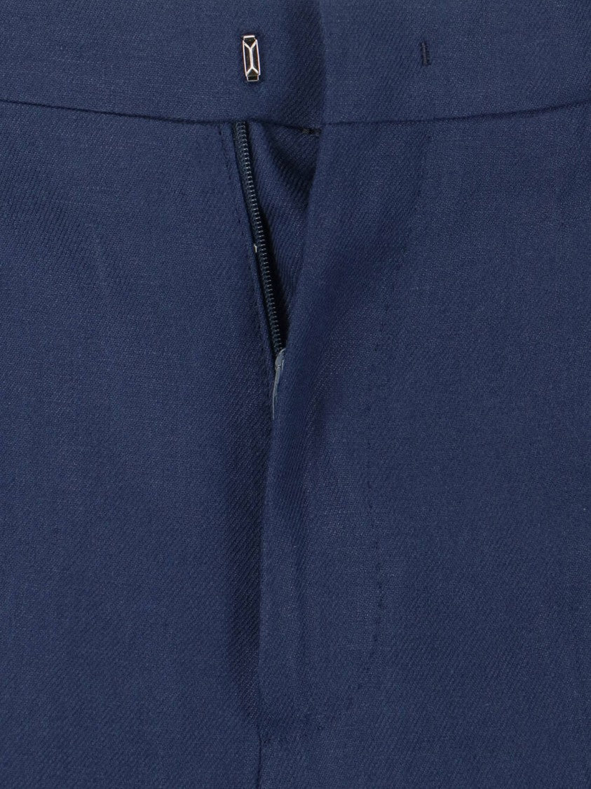 Tagliatore Navy T Jasmine Tailored Linen Suit