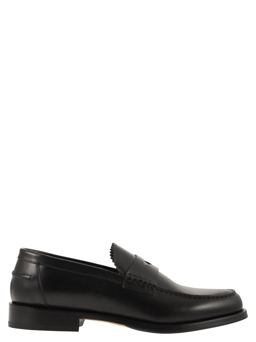 Doucal's Penny - Leather Loafer