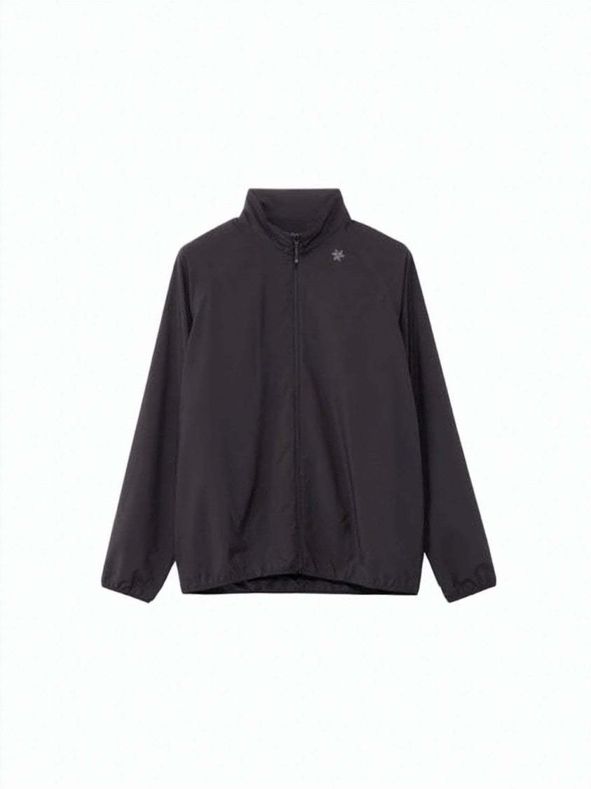Goldwin Lightweight Black Front-Zip Jacket With Stand Collar