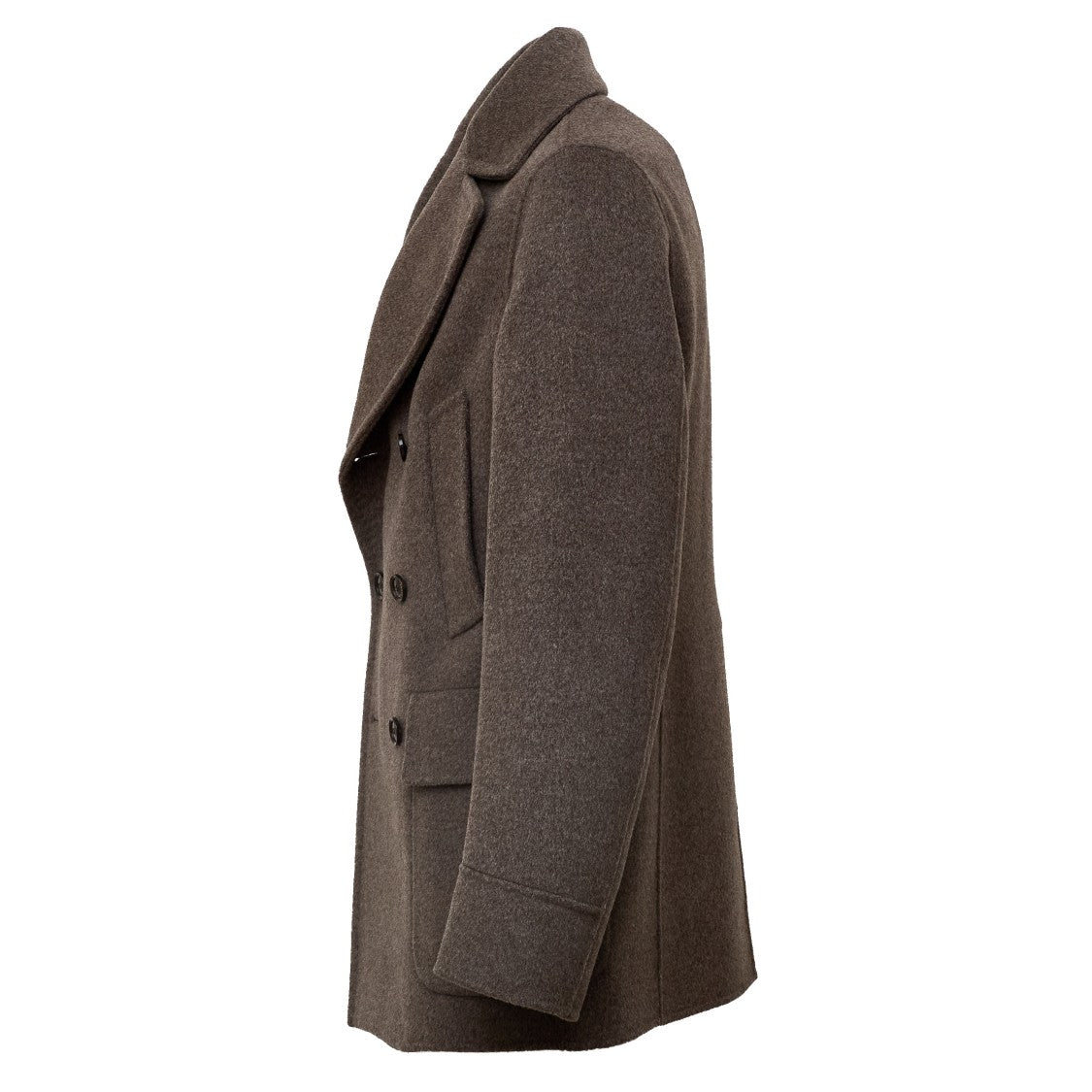 Montecore Double-Breasted Wool-Cashmere Blend Peacoat