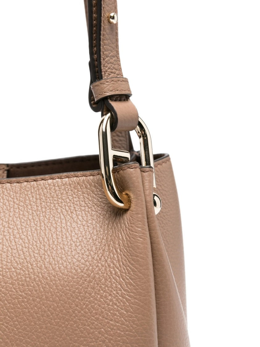 Furla Pebbled Leather Nuvola M Tote Bag