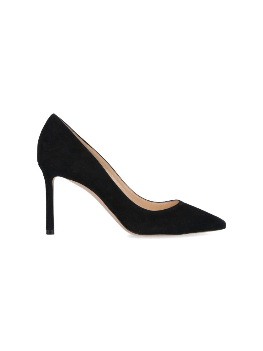 Jimmy Choo Pointed-Toe Slip-On Pumps With Stiletto Heel