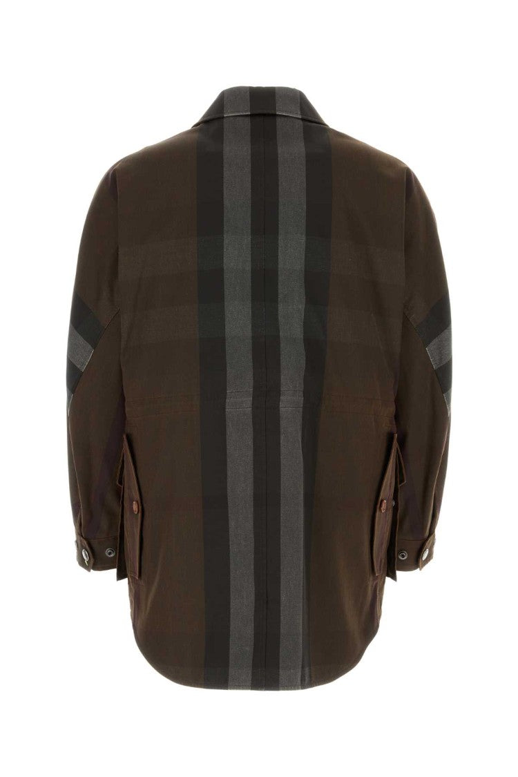 Burberry Embroidered Polyester Blend Jacket