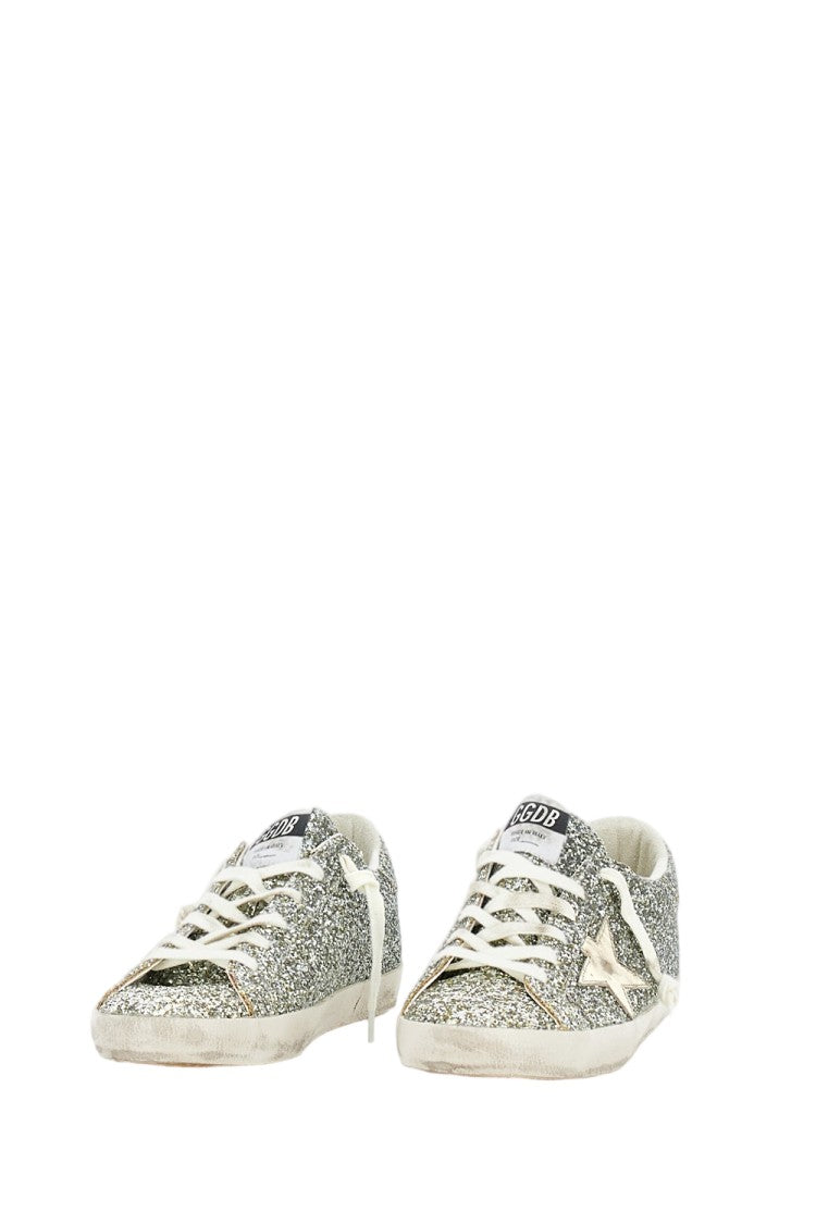 Golden Goose Super Star With Upper Glitter