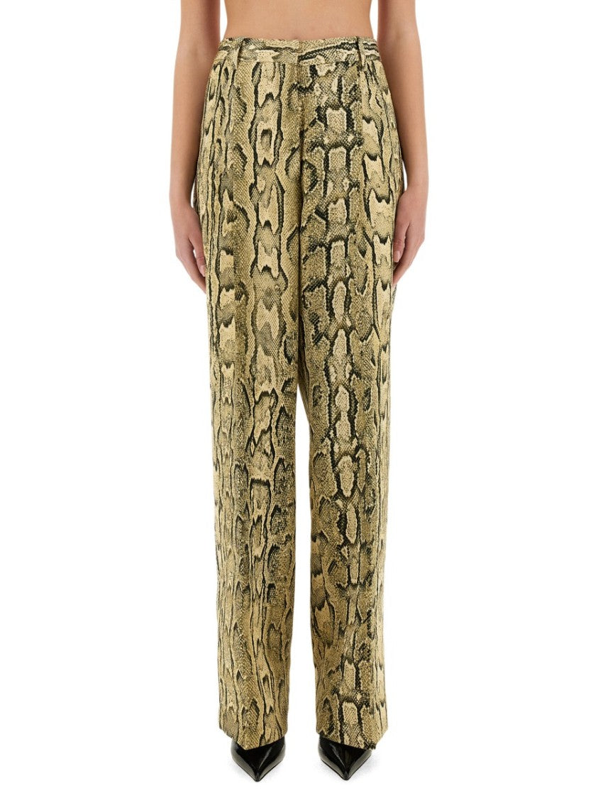 Dries Van Noten Textured Wide-Fit Jacquard Pants