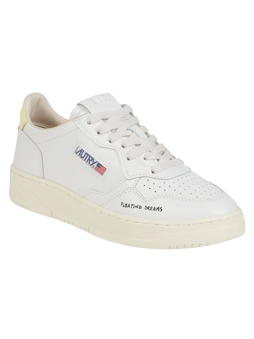 Autry Medalist Low Perforated Cow Leather Sneakers