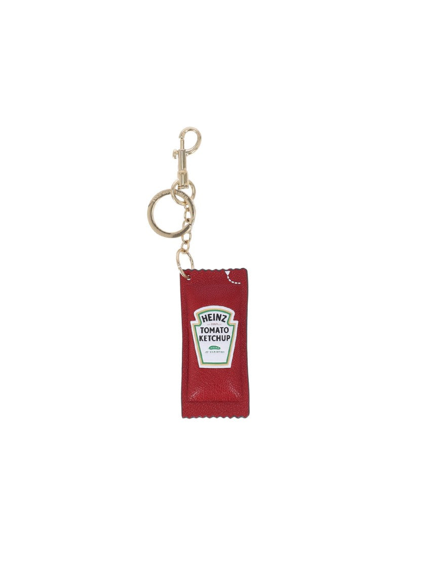 Anya Hindmarch "Heinz Ketchup" Keychain Charm – Multicolor