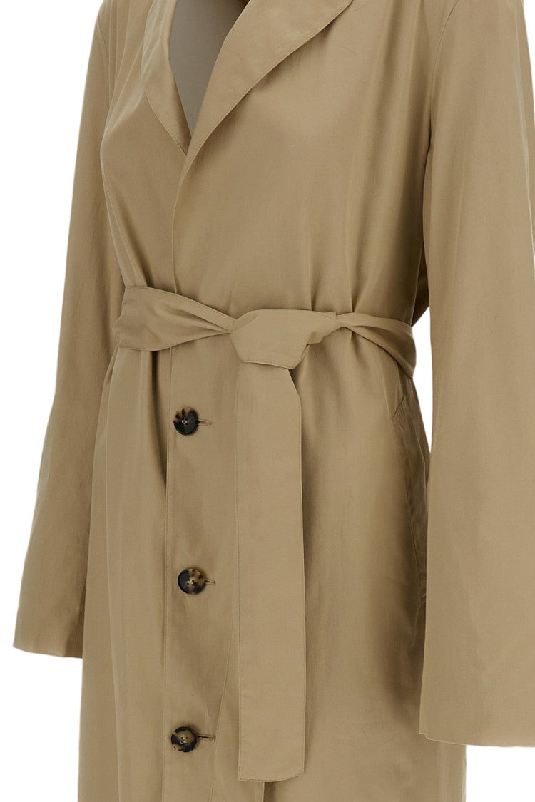 Meta Campania Beige Senga Cotton Trench Coat