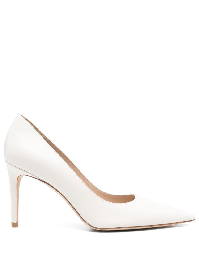 Stuart Weitzman With Heel White